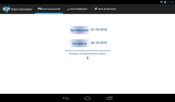 Date Calculator captura de pantalla 3