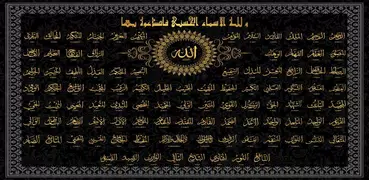 widget 99 names of allah