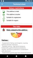 Additifs alimentaires ภาพหน้าจอ 3