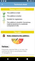 Additifs alimentaires ภาพหน้าจอ 2