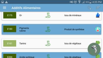 Additifs alimentaires Screenshot 1