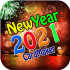 New Year Card Maker 2021 simgesi