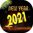 New Year 2021 Greeting Cards icône