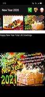 برنامه‌نما New Year 2021 Greeting Cards عکس از صفحه