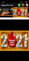 Poster New Year Greeting Cards 2022