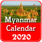 Myanmar Calendar 2020 ícone