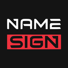 Name Sign ícone