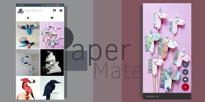 Paper Material Affiche