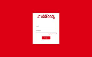 Oddfoody vendor app Plakat