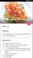 One Pan Tuscan Pork Chops Recipe capture d'écran 3