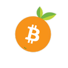 Orange Bitcoin ikona