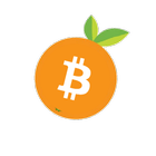 Orange Bitcoin icon