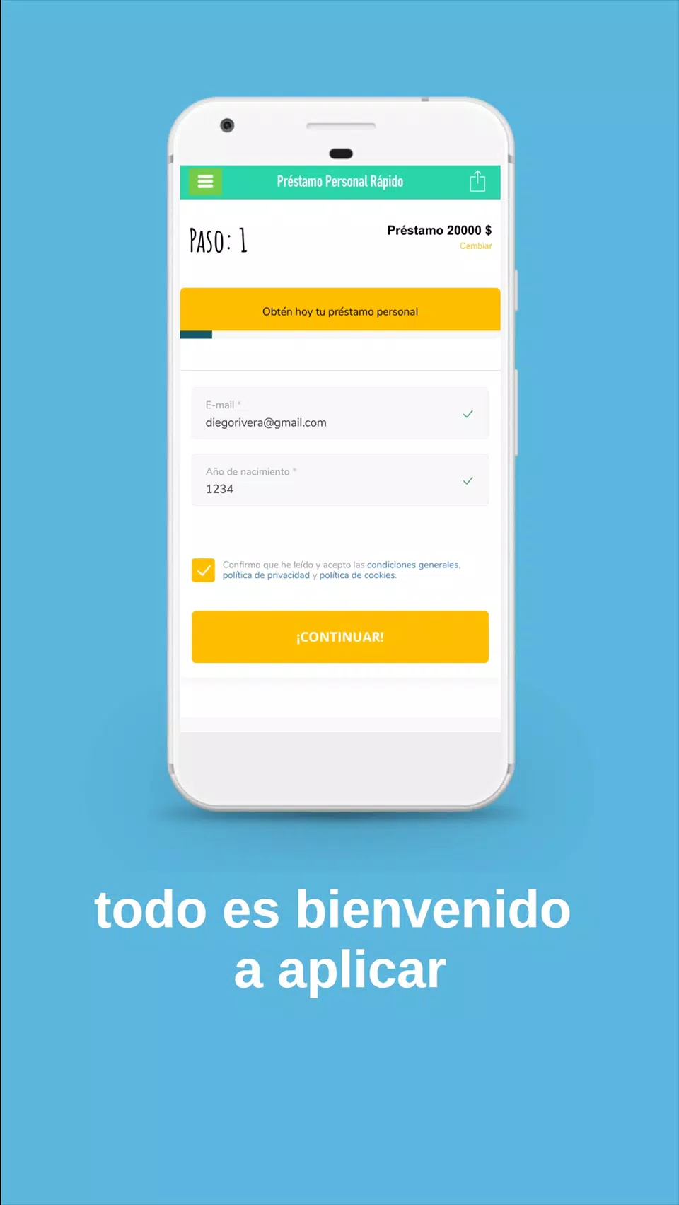 Krediups Préstamo en línea for Android - Download