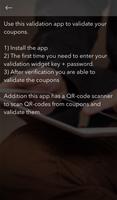 برنامه‌نما Validation app عکس از صفحه