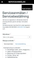 Newsec - Serviceanmälan скриншот 1