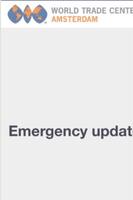 WTC A'dam Emergency Update 海報