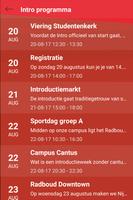 Radboud Introductie 2019 Plakat