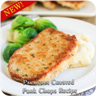 Parmesan Crusted Pork Chops Recipe icône