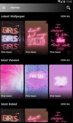 pink neon wallpaper hd for android