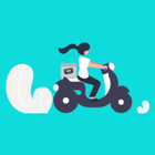 Pickup & Drop Delivery Boy simgesi