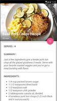 Basil Pork Chops Recipe captura de pantalla 3