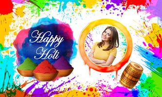 Happy Holi Photo Frames Affiche