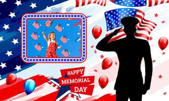 Memorial Day Photo Frames Affiche