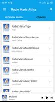 Radio Maria Africa تصوير الشاشة 1