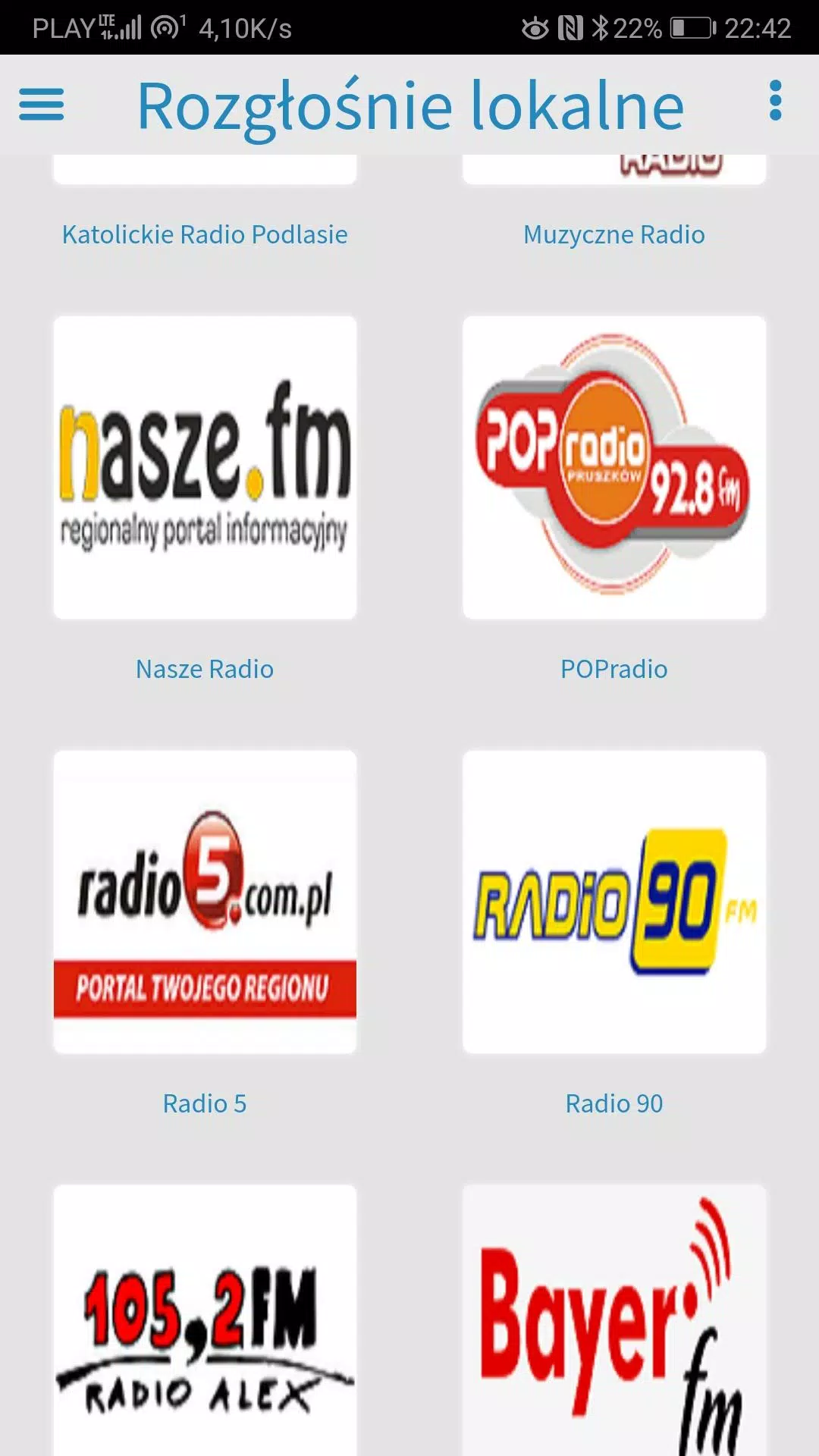 Descarga de APK de Radio FM - Polskie i zagraniczne stacje radiowe. para  Android