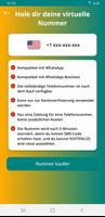 Virtuelle Nummer für WhatsApp Screenshot 2
