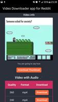Video Downloader app for Reddit capture d'écran 1