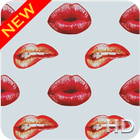 Red Lips Wallpaper HD simgesi