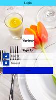 Goodeats Restaurant App captura de pantalla 1