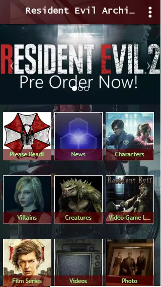 Descarga de APK de Resident Evil Archives para Android
