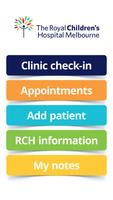 RCH Clinic Check-in plakat