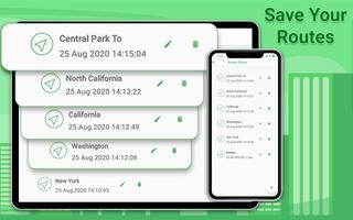 Free Route Planner 2021 - GPS Navigation Map poster