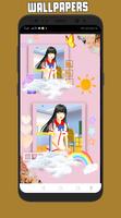 Sakura Cute School  Wallpapers capture d'écran 2