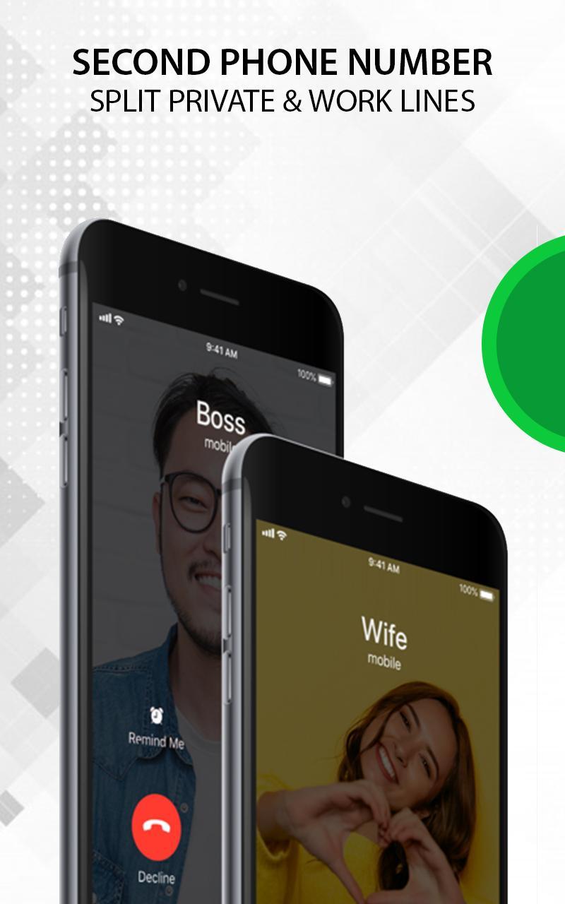 2nd Phone Number App 2nd Line Texts Calls Pour Android Telechargez L Apk