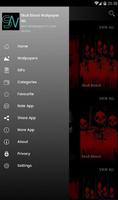 Blood Skull Wallpaper HD اسکرین شاٹ 1