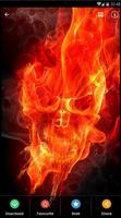 Flame Skull Wallpaper HD 截圖 2