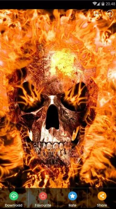 Flame Skull Wallpaper HD APK for Android Download