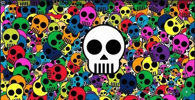 برنامه‌نما Skull Pattern Wallpapers عکس از صفحه