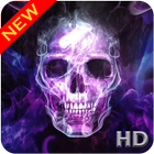 Smoke Skull Wallpaper HD-icoon