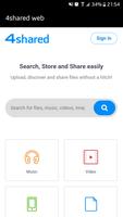 4shared web โปสเตอร์