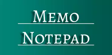 Simple notepad: Memo notepad
