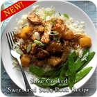 Slow Cooked Sweet and Sour Pork Recipe icône