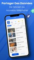 App transfert données Affiche