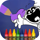 Smiling Critter Magic Coloring icône