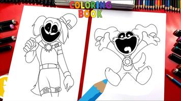 Smiling Critter Magic Coloring Affiche