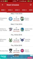 2023 NBA Games Schedule Scores capture d'écran 2
